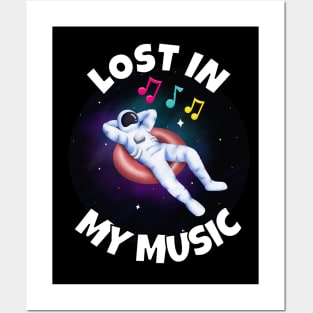 Floating Astronaut – Lost In My Music Posters and Art